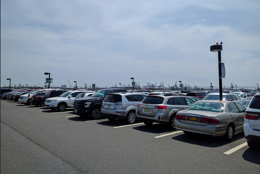 Newark Airport parking lots