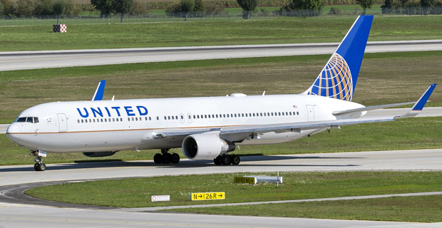 United Airlines at Newark Airport