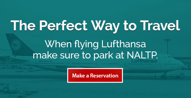 Lufthansa Newark Airport Parking Banner