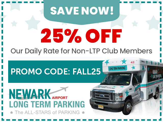 25% Off Newark Airport Parking Coupon